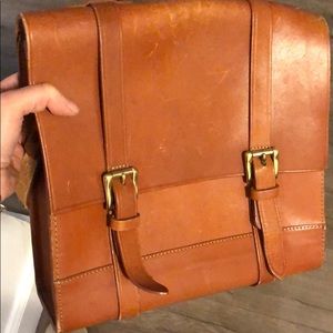 Vintage Joan & David British Schoolbag Style Purse